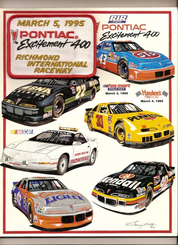 Thumbnail of 1995 Pontiac 400 Program Terry Labonte win