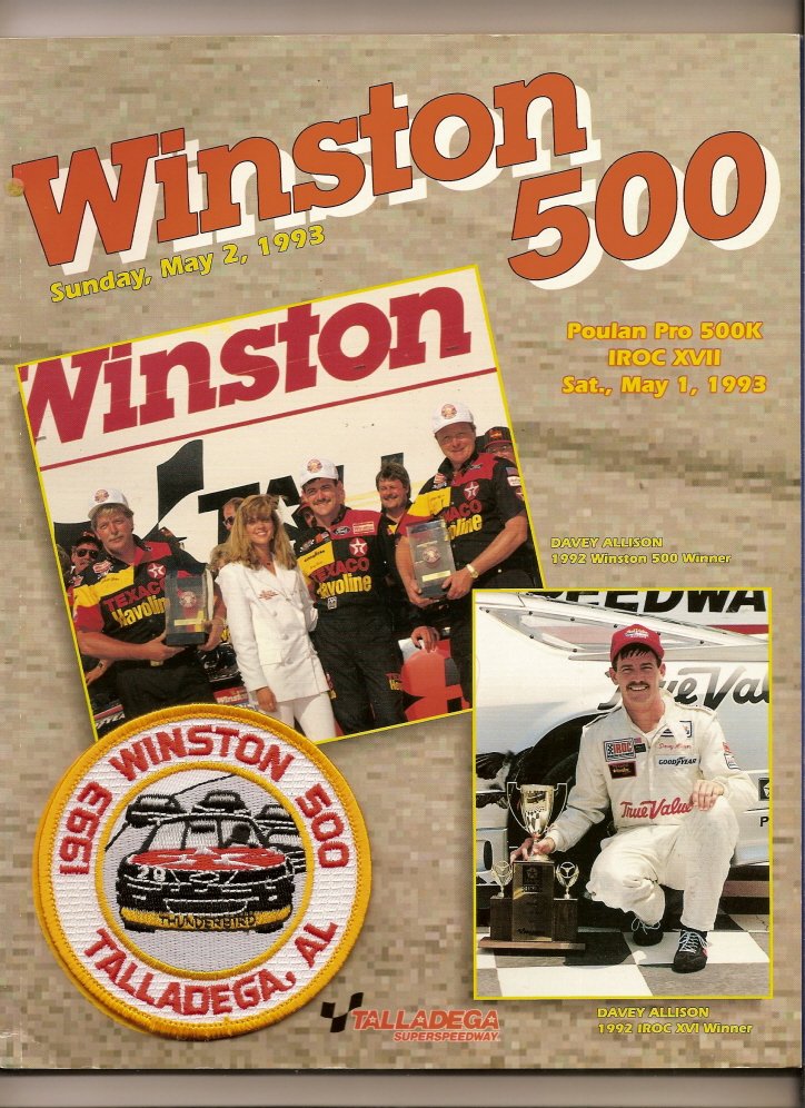 Thumbnail of 1993 Talladega Winston 500 Program