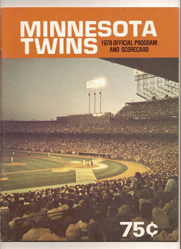 Thumbnail of 1978 Minnesota Twins Scorecard program