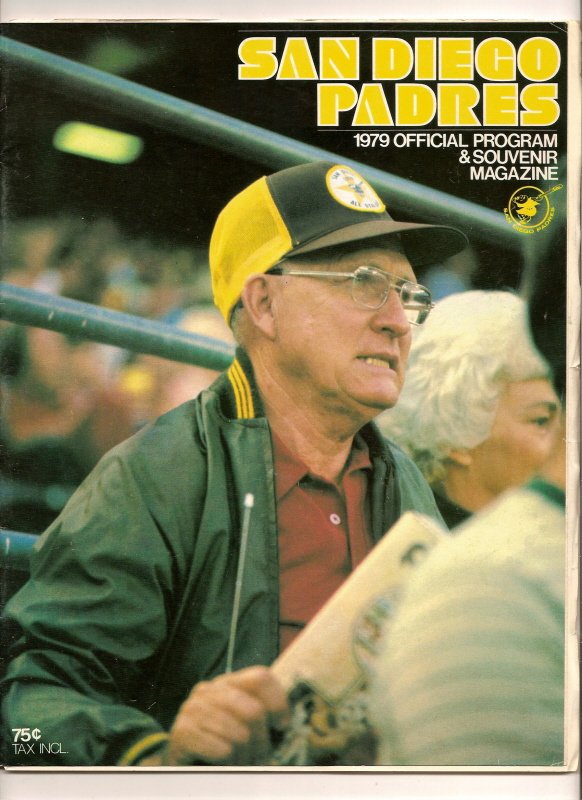 Thumbnail of 1979 Padres Astros Official Program