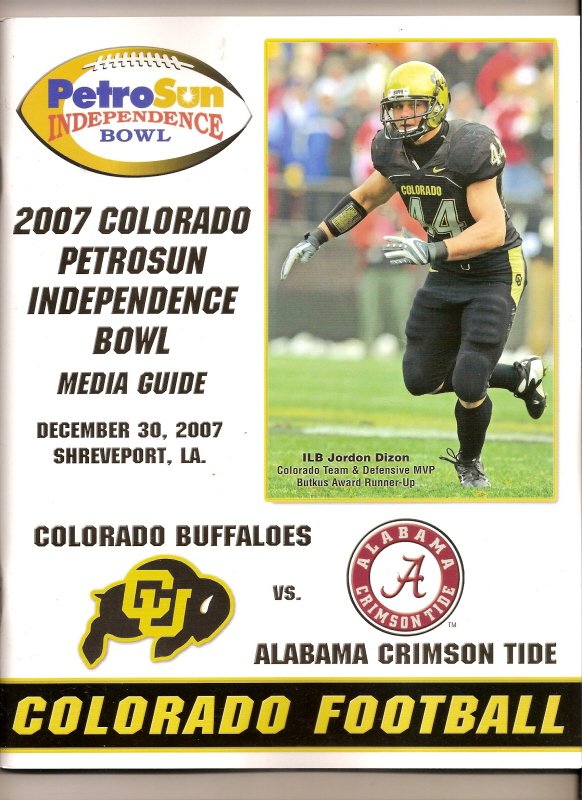 Thumbnail of 2007 Independence Bowl Game Colorado Media Guide