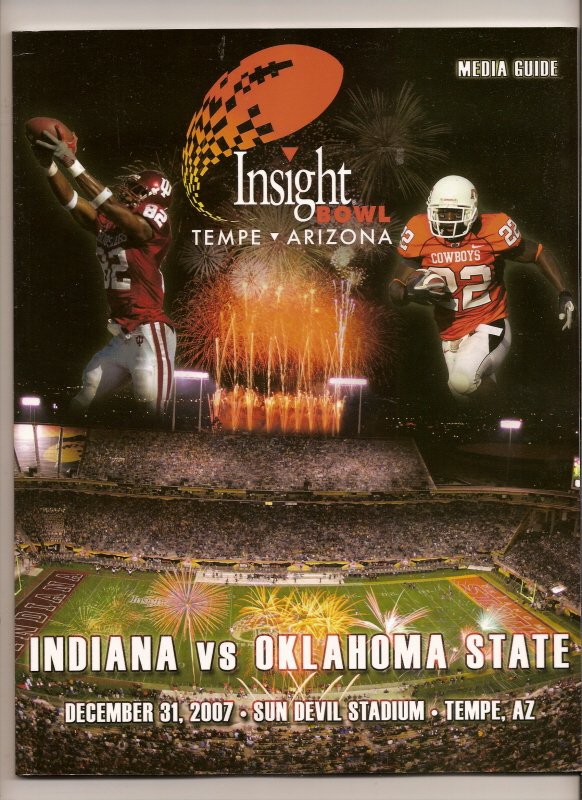 Thumbnail of 2007 Insight Bowl Game Media Guide Indiana Oklahoma St