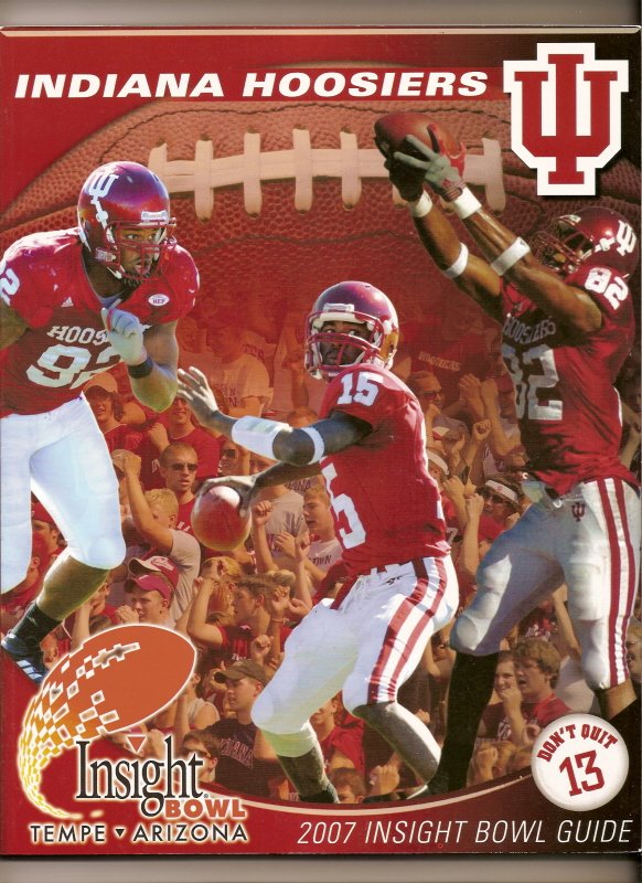 Thumbnail of 2007 Insight Bowl game Indiana Hoosiers Media Guide