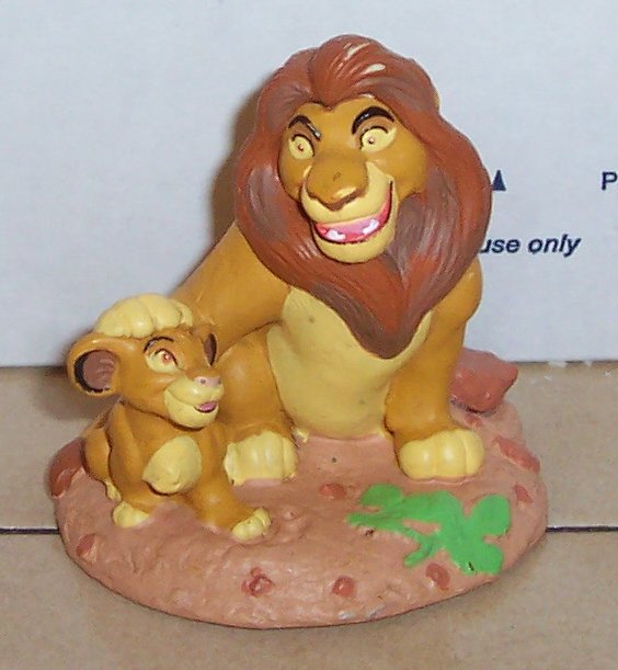 Thumbnail of Disney Store Exclusive Lil Classics LION KING MUFASA & SIMBA pvc Figure