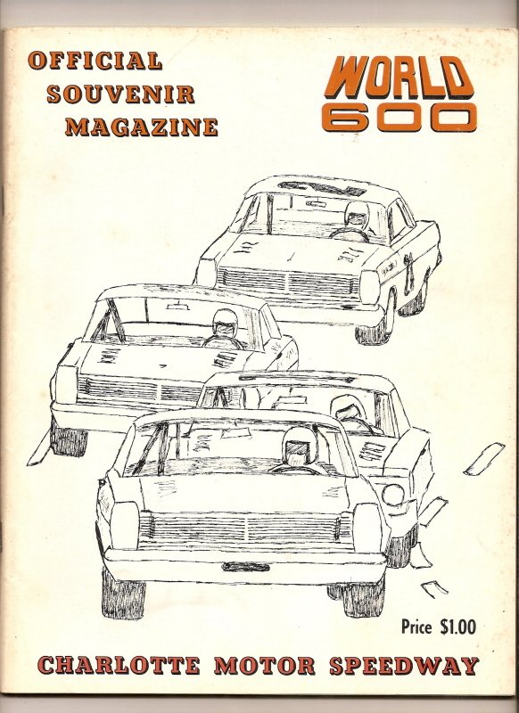 Thumbnail of 1967 World 600 race Program Jim Paschal win