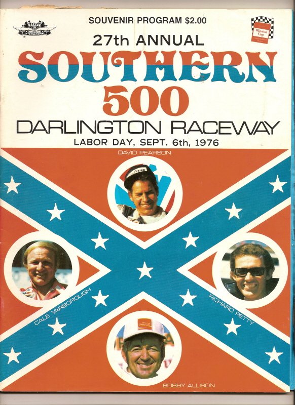Thumbnail of 1976 Southern 500 Nascar Race Program