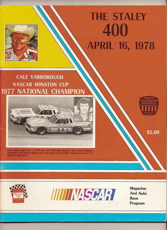 Thumbnail of 1978 Gwyn Staley 400 Nascar Race Program Waltrip Win