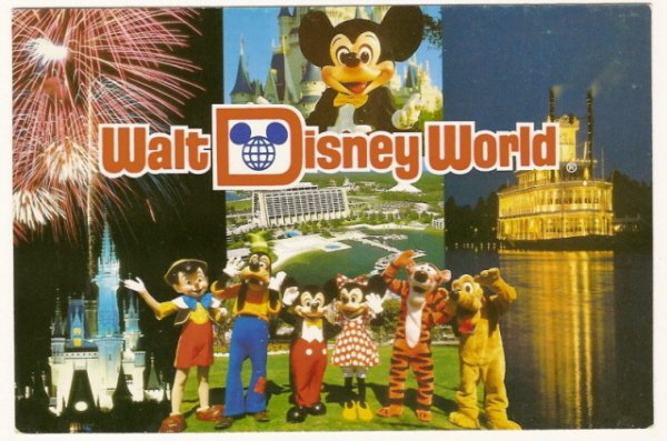 Thumbnail of WALT DISNEY WORLD Postcard WDW Multiview 4x6 0100-11800 Vintage