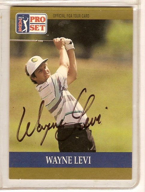 Thumbnail of wayne levi Autographed Golf Card Signed PGA