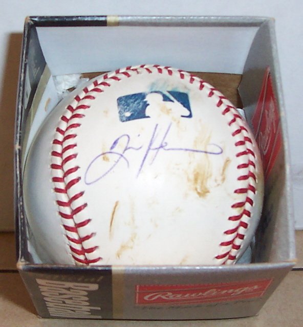 Thumbnail of Tim Hudson Autographed MLB Baseball Signed Atheltics Braves