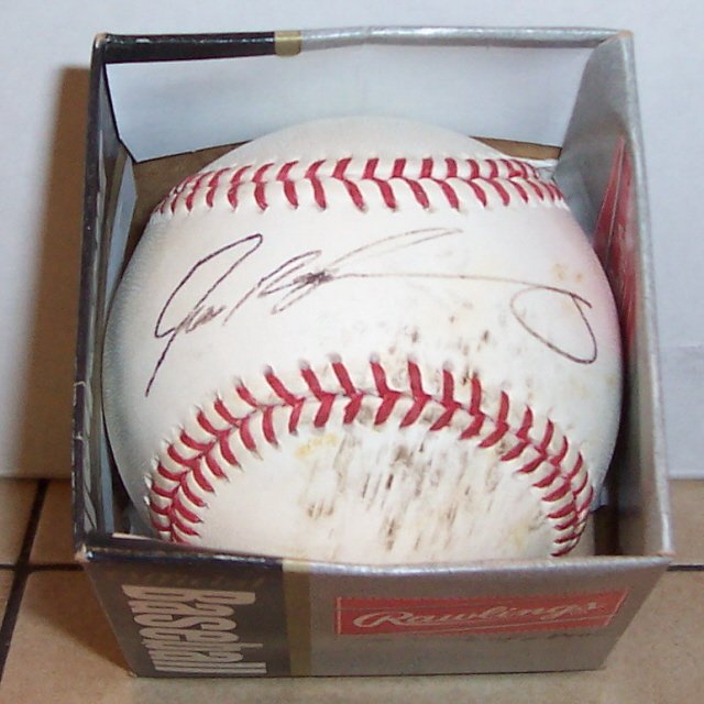 Thumbnail of Ivan Rodriguez Autographed MLB Baseball Signed Yankees Marlins