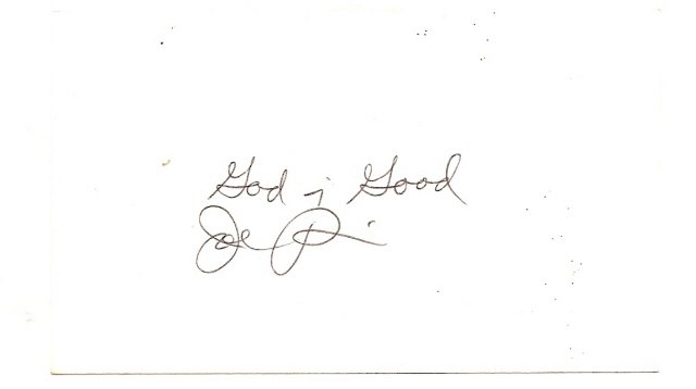 Thumbnail of Joe Pesci autographed 3x5 Index Card Actor Signed Good Fellas Home Alone