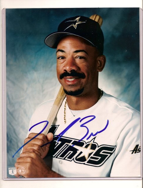 Thumbnail of derek bell Autographed 8x10 Photo Signed Astros Blue Jays