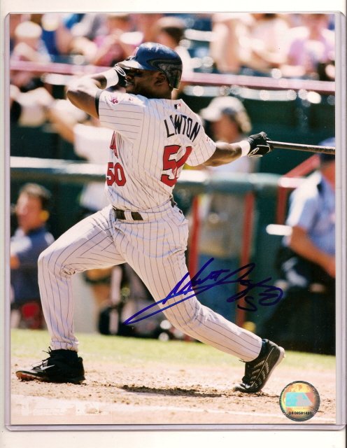 Thumbnail of matt lawton Autographed 8x10 Photo Signed Twins Indians