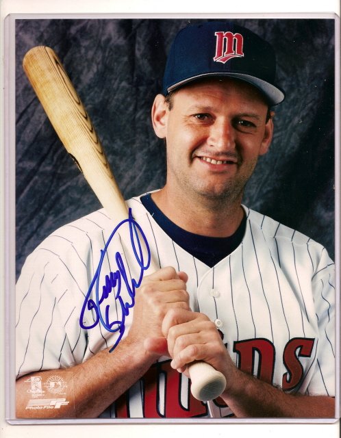 Thumbnail of terry steinbach Autographed 8x10 Photo Signed Twins Atheltics AS MVP