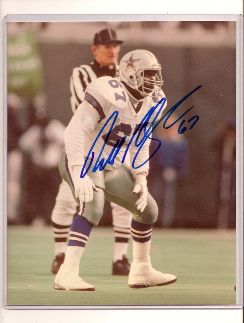 Thumbnail of russell maryland Autographed 8x10 Photo Football Signed Raiders Cowboys
