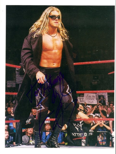 Thumbnail of edge Autographed Wrestling Photo Signed wwf wcw wwe awa