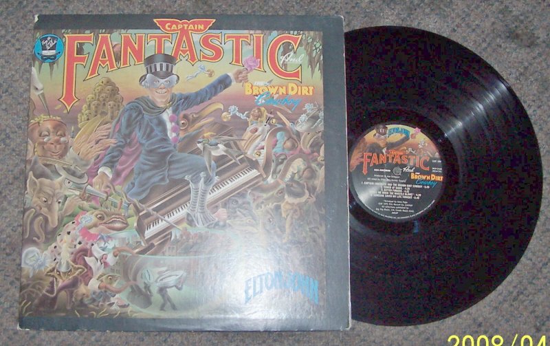 Thumbnail of elton john captain fantastic & the brown dirt cowboy Record LP MCA 2142