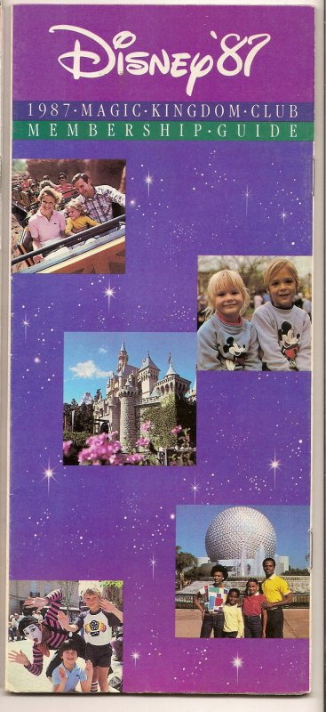 Thumbnail of 1987 walt disney world resort Magic Kingdom Club Vintage brochure