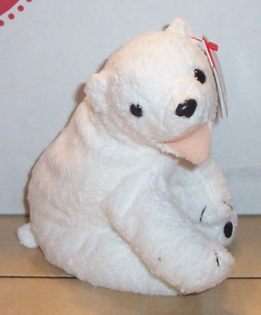 Thumbnail of Ty AURORA THE POLAR BEAR Beanie Baby plush toy