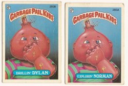 Thumbnail of GARBAGE PAIL KIDS Cards 8th SERIES 293 a & b Drillin Dylan Explorin Norman