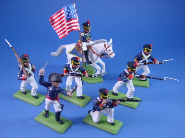 Britains Deetail DSG Toy Soldiers War of 1812 US Marines USMC