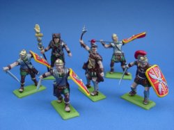 Thumbnail of Britains Deetail DSG Toy Soldiers Roman Imperial Legion Soldiers in Green
