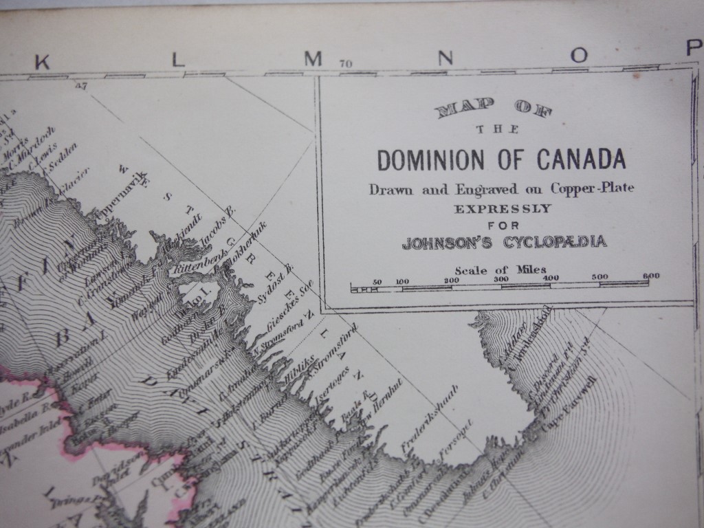 Image 1 of Johnson's  Map of Dominion of Canada-  Original (1895)