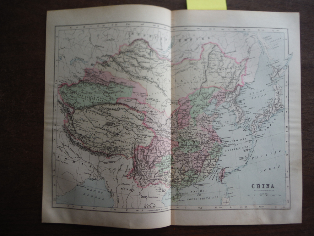 Image 0 of Johnson's Map of China  -  Original (1895)