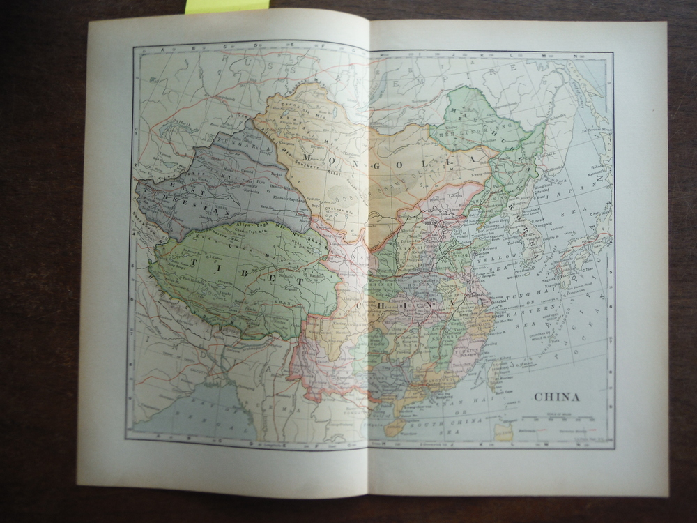 Image 0 of Universal Cyclopaedia and Atlas Map of China -  Original (1902)