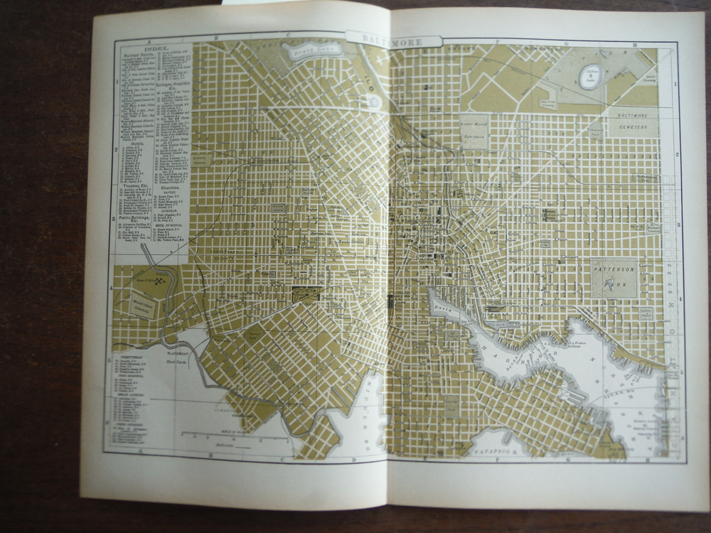 Image 0 of Universal Cyclopaedia and Atlas Map of Baltimore (Maryland) -  Original (1902)