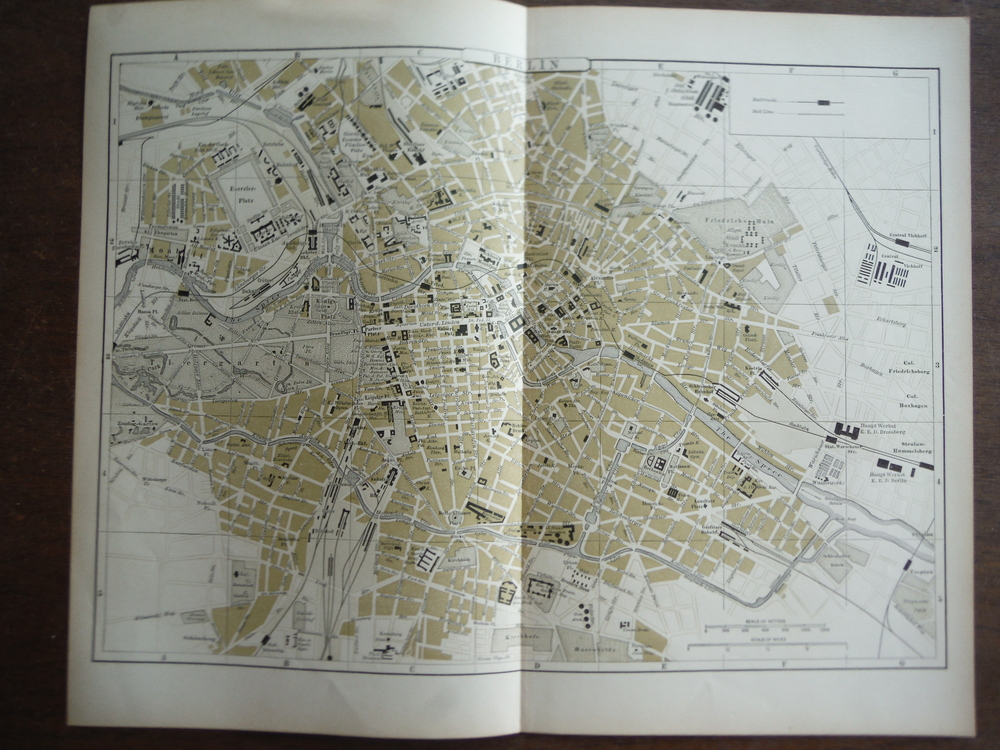 Universal Cyclopaedia and Atlas Map of Berlin (Germany) -  Original (1902)