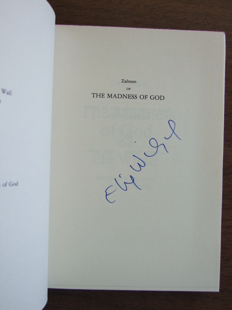 Image 1 of Zalman or the Madness of God - United Jewish Appeal Commemorative Edition (Signe