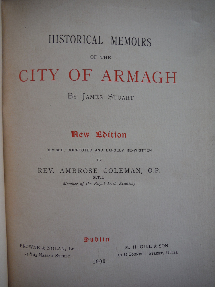 Image 1 of Historical Memoirs of the City of Armagh (New Edition)