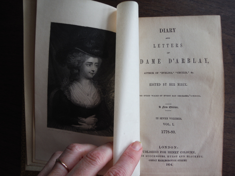 Image 2 of The Letters and Diary of Madame D'Arblay - Seven volumes (Full Leather)