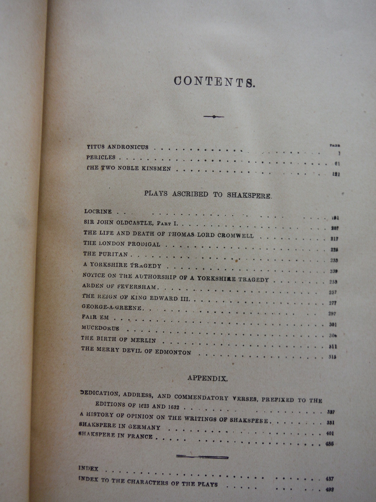 Image 2 of The Pictorial Edition of the Works of Shakespere the Second Edition Revised - Do