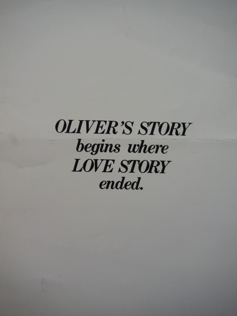 Image 1 of Oliver's Story (Movie Poster)