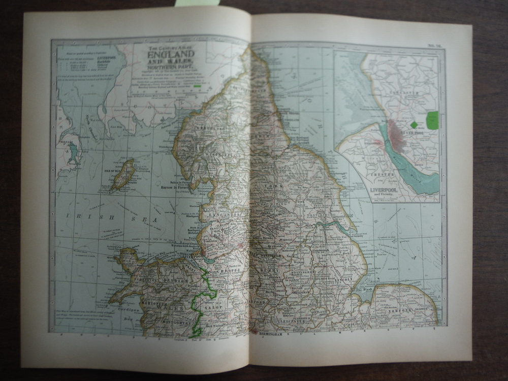 Image 0 of The Century Atlas  Map of  England and Wales, Northern Part (1897)