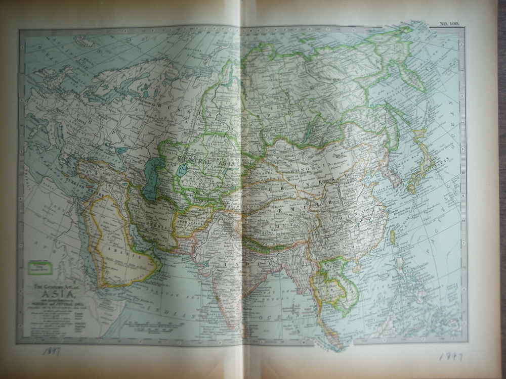 Image 0 of The Century Atlas  Map of  Asia (1897)