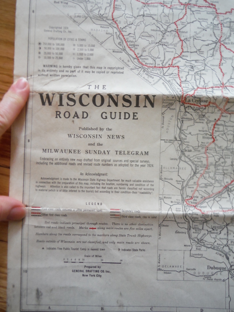 Image 1 of The Wisconsin Road Guide (1924)