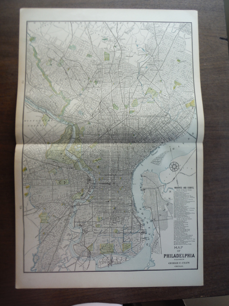 Image 0 of Cram's Map of Philadelphia (1901)