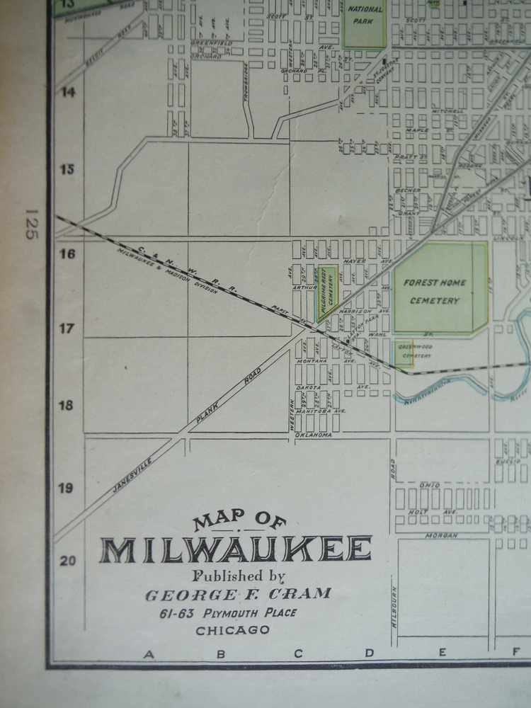 Image 2 of Cram's Map of Milwaukee(1901)