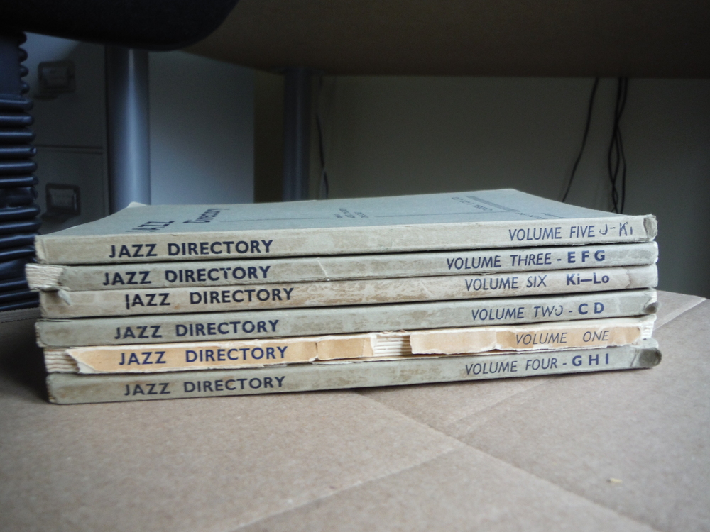 JAZZ DIRECTORY. The Directory of Recorded Jazz and Swing Music (Six Volumes)