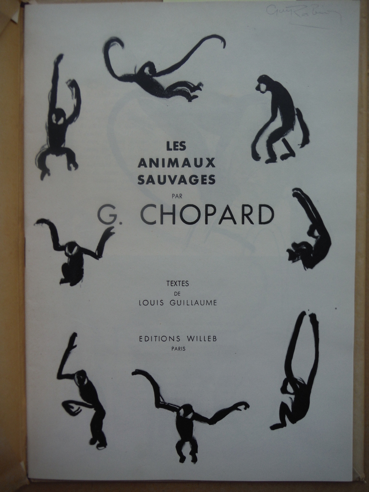 Image 1 of Les Animaux Sauvages par G. Chopard -Textes de Louis Guillaume
