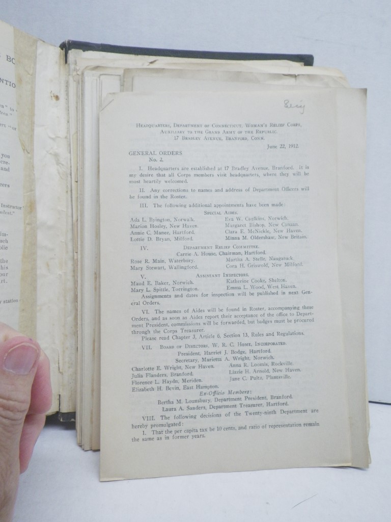 Image 3 of Department General Orders Woman's Relief Corps 