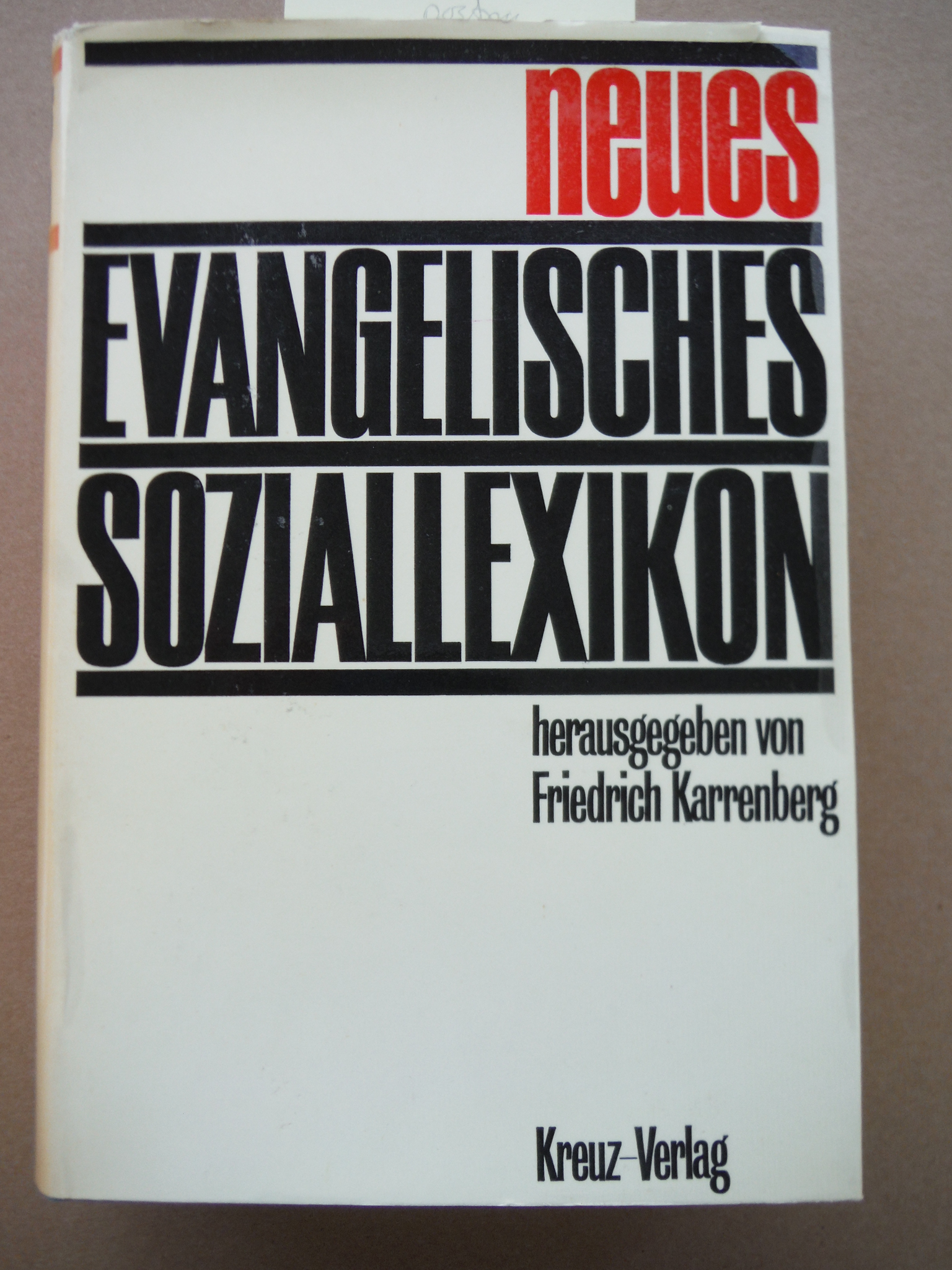Image 0 of Neues Evangelisches Soziallexikon.