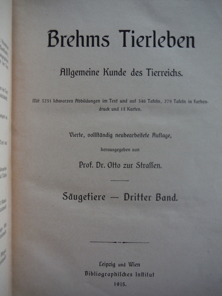Image 1 of Die Säugetiere (Vol. 3)