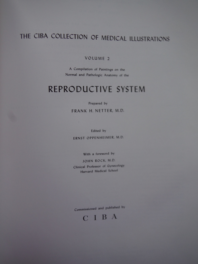 Image 1 of Reproductive System: CIBA Collection of Medical Illustrations, Vol. 2