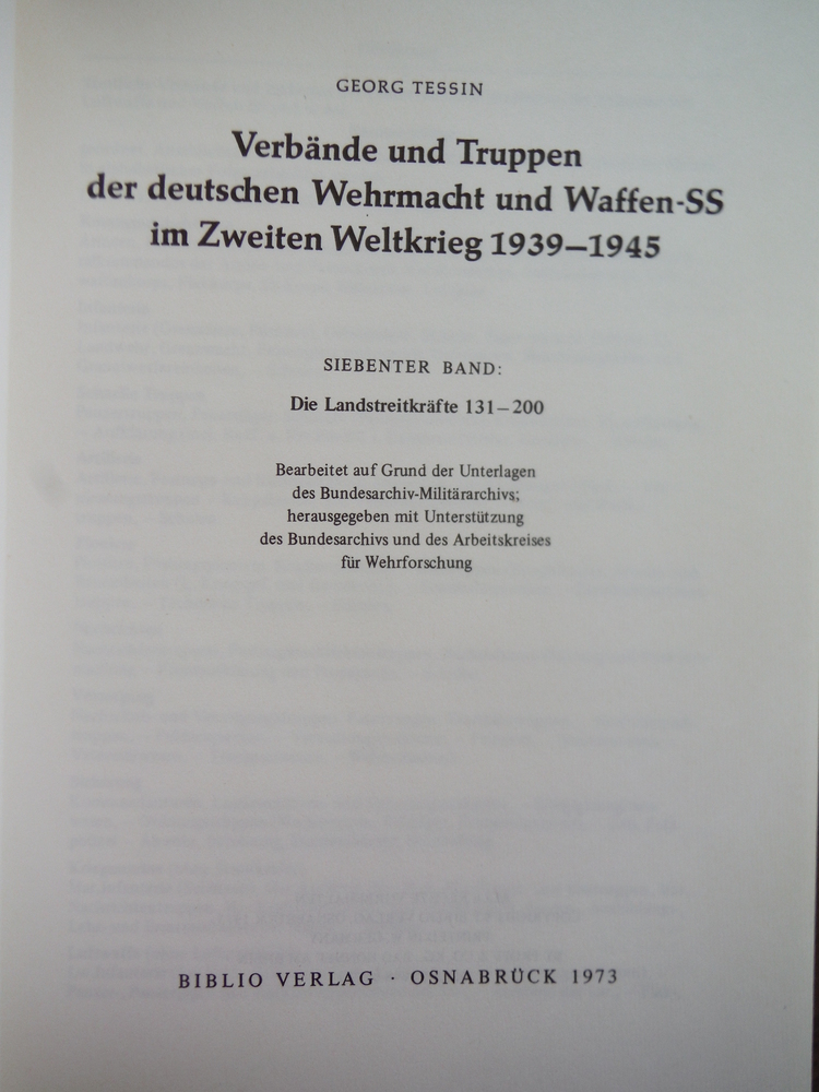 Image 4 of  Verbände und Truppen der deutschen Wehrmacht und der Waffen-SS im Zweiten Welt