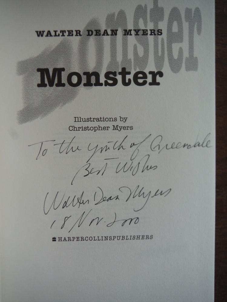 Image 1 of Monster (Coretta Scott King Honor Book)